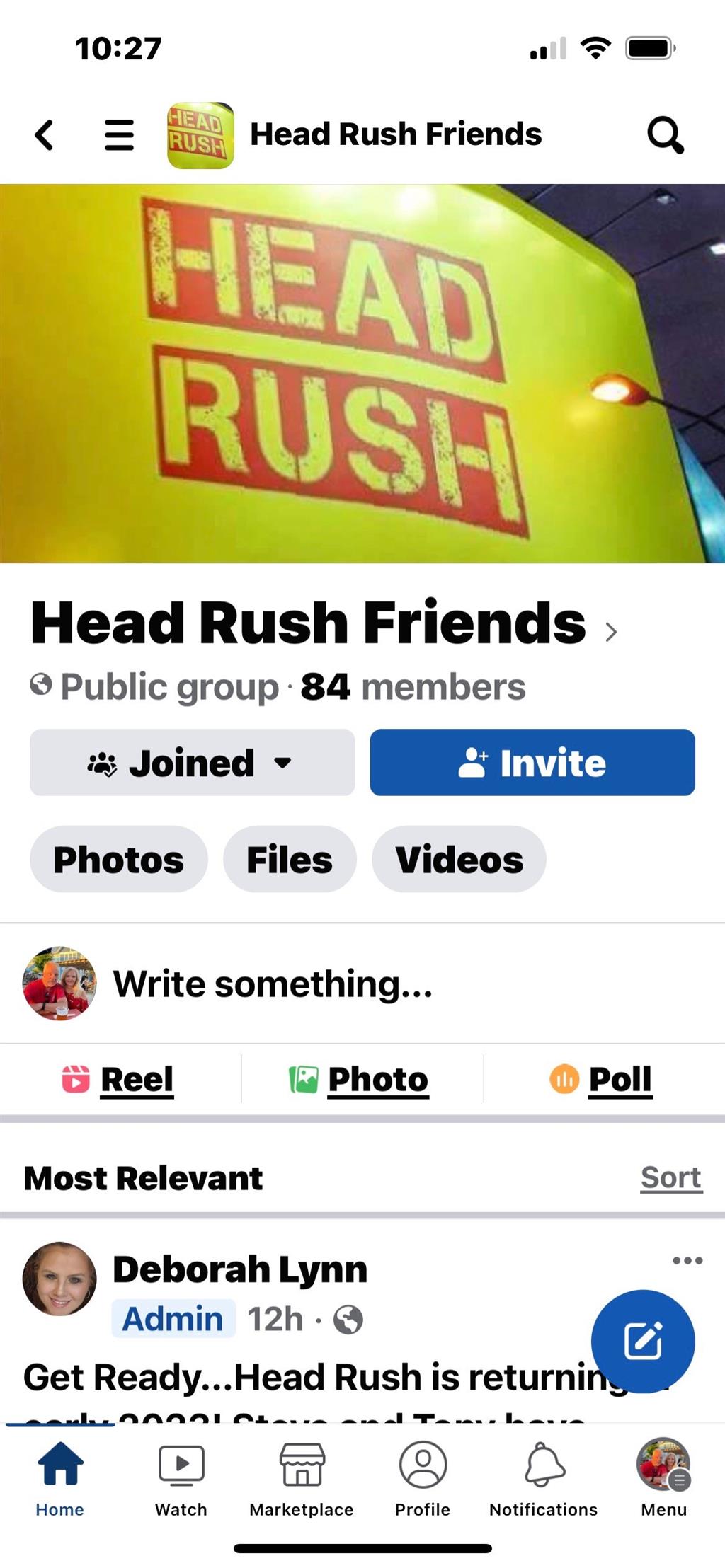 Head Rush LIVE !!!!